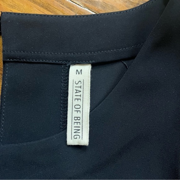 State of Being After Dark Black Sleeveless Swing Dress in M - Picture 5 of 9